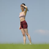 リサイクルナイロン使用ヨガショーツ - ポルトガル産