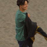 オーガニックコットン100%(GOTS認証) ミッドウェイト生地 Tシャツ(緑)