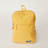 オーガニックコットン100% 環境負荷低減生産 ハンドメイド バックパック (マスタード)