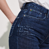 'Van Rose' ゴッホ美術館限定版 ハイウエスト スターリーブルーデニム