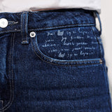 'Van Rose' ゴッホ美術館限定版 ハイウエスト スターリーブルーデニム