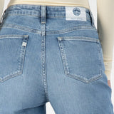 'Mams' オーガニックコットン使用ストレッチテーパード old stone デニム