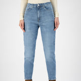 'Mams' オーガニックコットン使用ストレッチテーパード old stone デニム