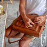 'Daniel' ハンドメイド クラシックデザイン サッチェルバッグ