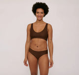 'Invisible Cheeky' サイクルナイロン使用 シームレス ブリーフ(2セット) -トルコ産