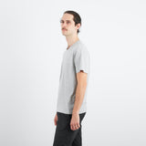 フェアトレード 余剰生地使用 クルーTシャツ (グレー)